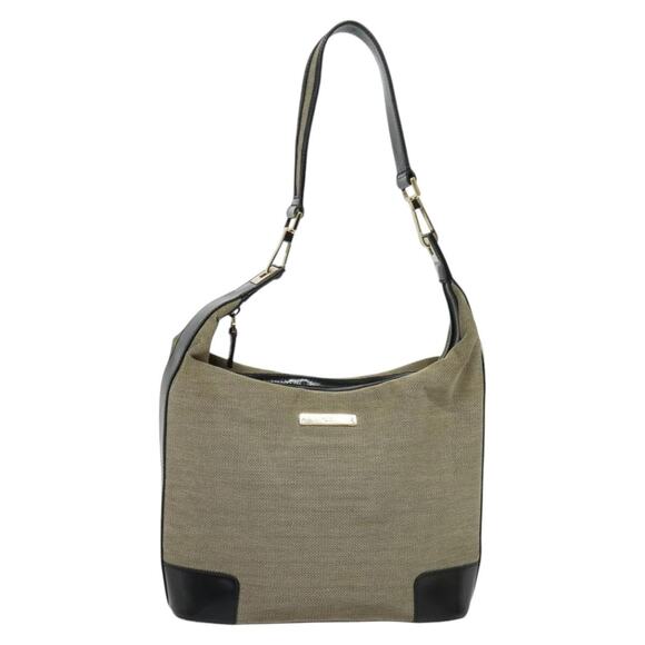 GUCCI Shoulder Bag Canvas Beige Gold 001 001 - Picture 2 of 12